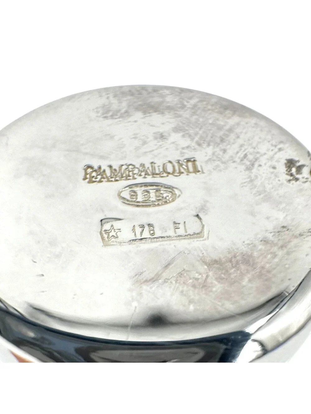 Italian Crystal Decanter with Sterling Silver Stopper, by Pampaloni